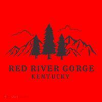 Red River Gorge Mountains Santa Hat thumb 1