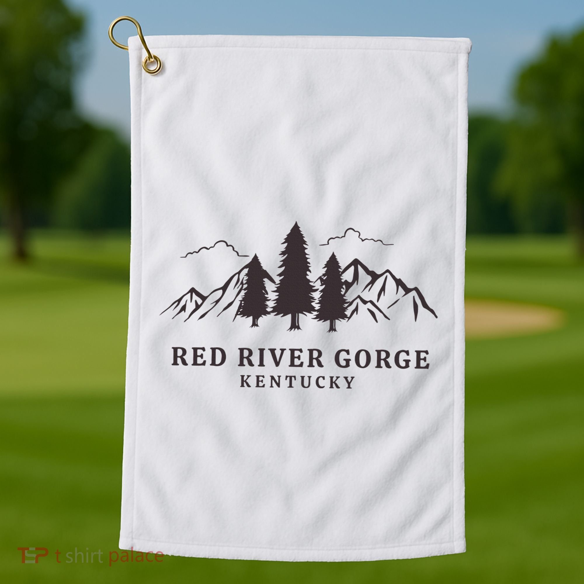 Red River Gorge Mountains Golf Towel