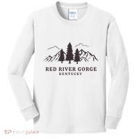 Red River Gorge Mountains Kids Long Sleeve Shirt thumb 0