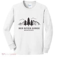 Red River Gorge Mountains Kids Long Sleeve Shirt thumb 0
