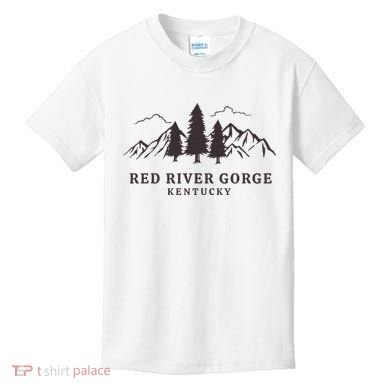 Red River Gorge Mountains Kids T-Shirt
