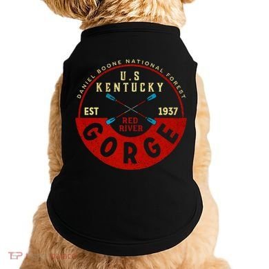 Red River Gorge Kentucky Aged Look Doggie Tank