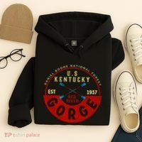 Red River Gorge Kentucky Aged Look Hoodie thumb 4