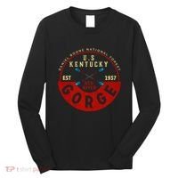 Red River Gorge Kentucky Aged Look Long Sleeve Shirt thumb 0