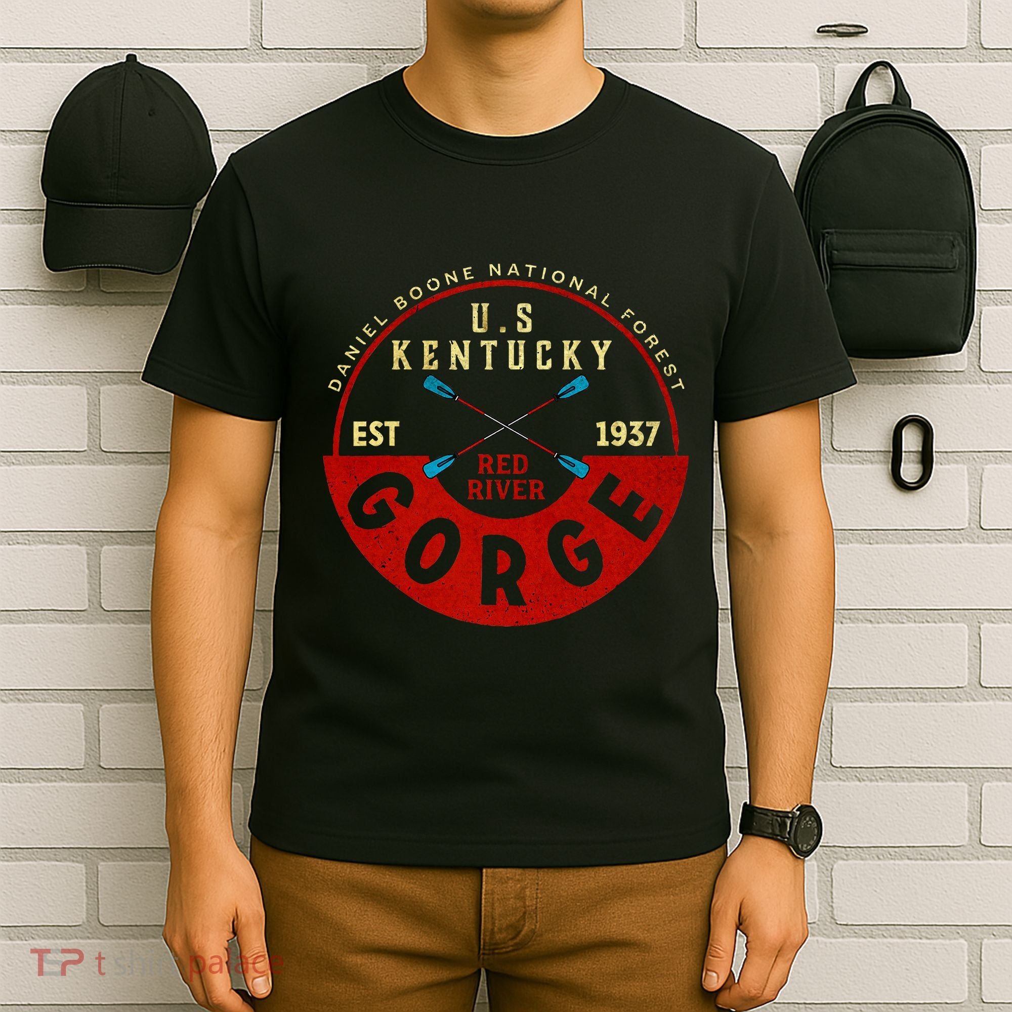 Red River Gorge Kentucky Aged Look T-Shirt
