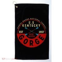 Red River Gorge Kentucky Aged Look Golf Towel thumb 0