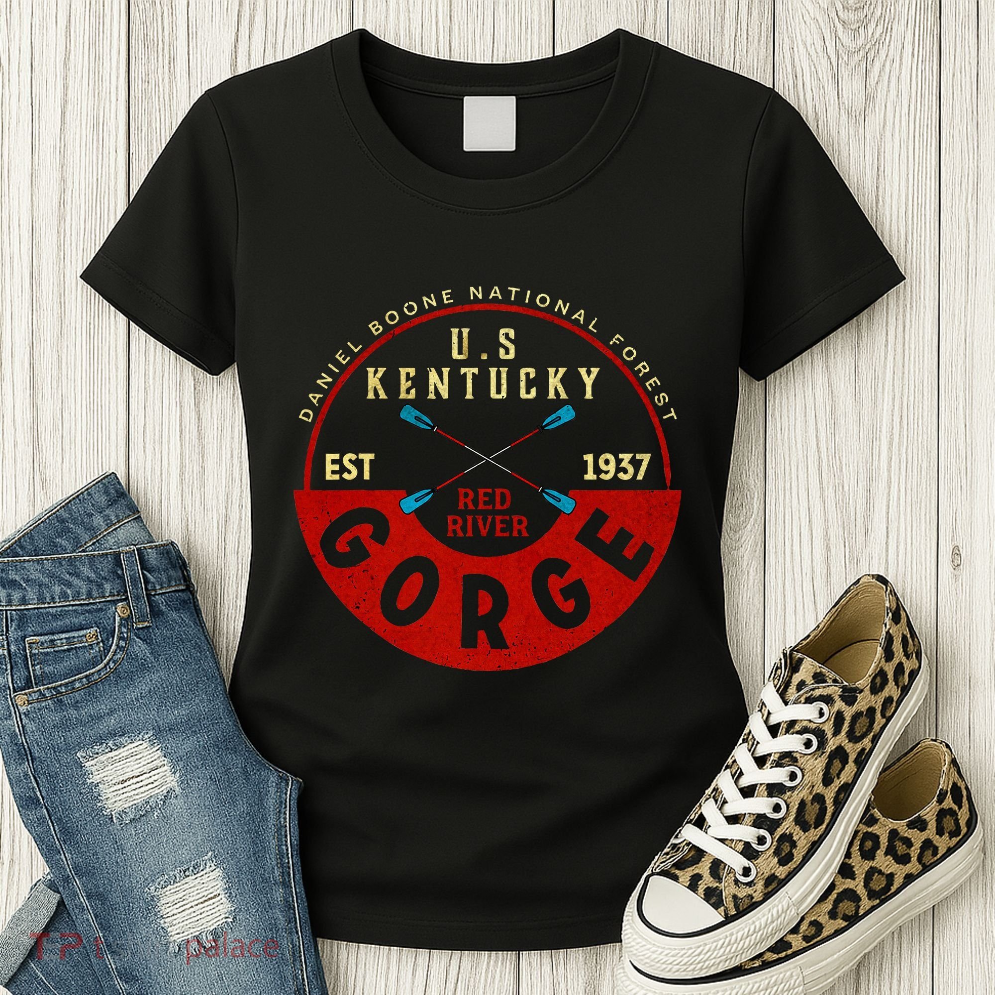 Red River Gorge Kentucky Aged Look Women's T-Shirt