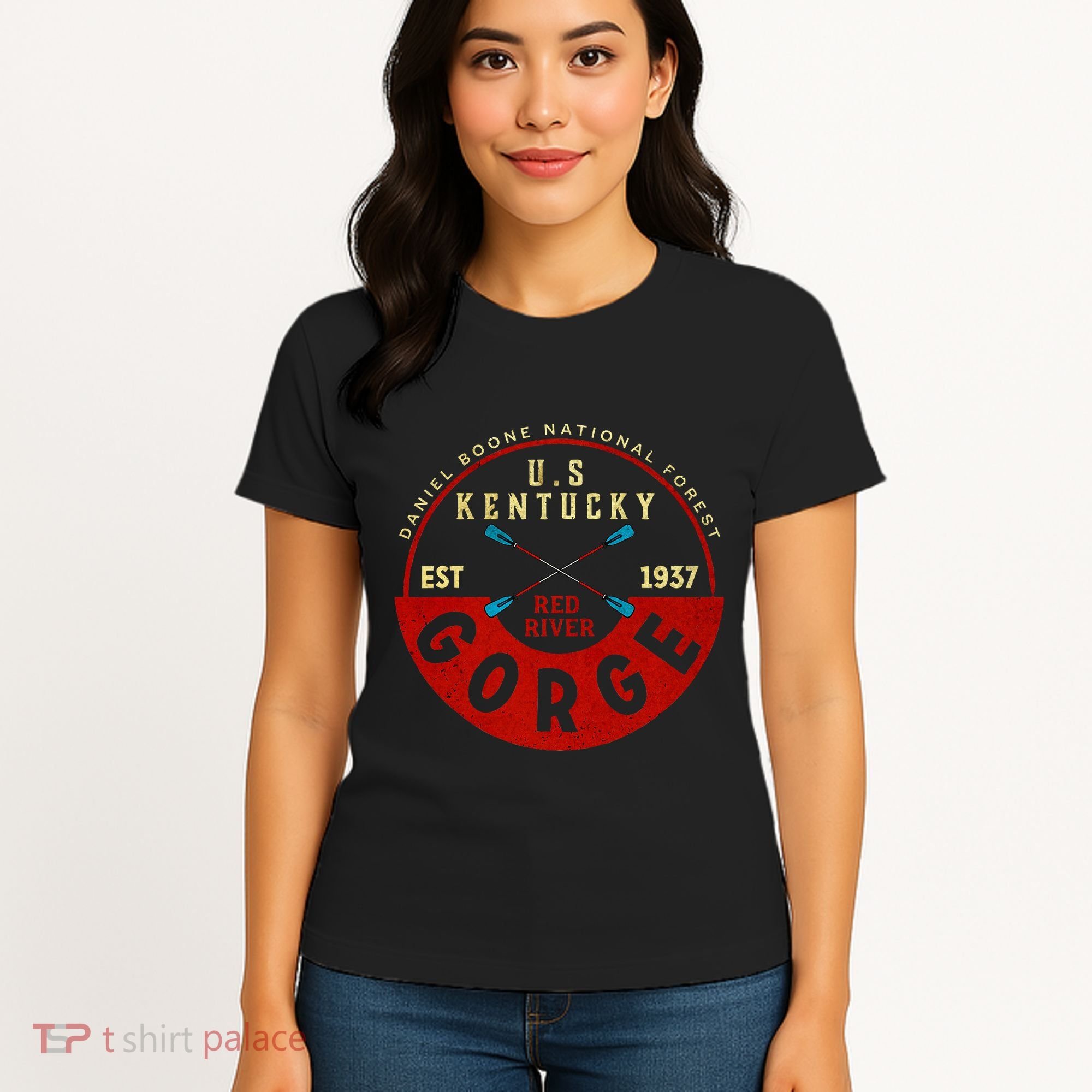 Red River Gorge Kentucky Aged Look Women's T-Shirt