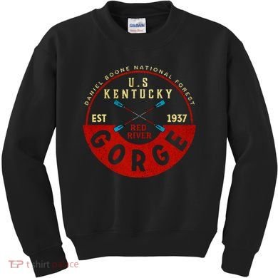 Red River Gorge Kentucky Aged Look Kids Sweatshirt