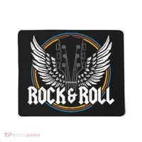 retro Roll Guitar Wings Music Concert Band Mousepad thumb 0
