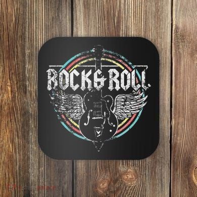 Rock & Roll Guitar Wings Music Classic Retro Coaster