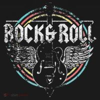 Rock & Roll Guitar Wings Music Classic Retro Kids Hoodie thumb 5