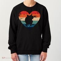 Rat Retro Heart Mouse Rodent Lover Rat Owner Women's Sweatshirt thumb 0