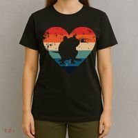 Rat Retro Heart Mouse Rodent Lover Rat Owner T-Shirt thumb 4