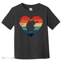 Rat Retro Heart Mouse Rodent Lover Rat Owner Toddler T-Shirt thumb 0