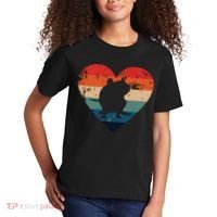 Rat Retro Heart Mouse Rodent Lover Rat Owner Kids T-Shirt thumb 2