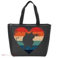 Rat Retro Heart Mouse Rodent Lover Rat Owner Tote Bag thumb 0
