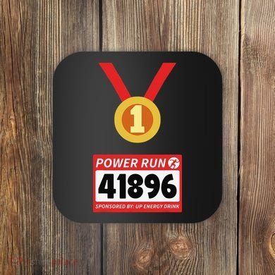 Running Runner Half Marathon Halloween Costume Coaster