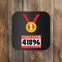 Running Runner Half Marathon Halloween Costume Coaster thumb 0