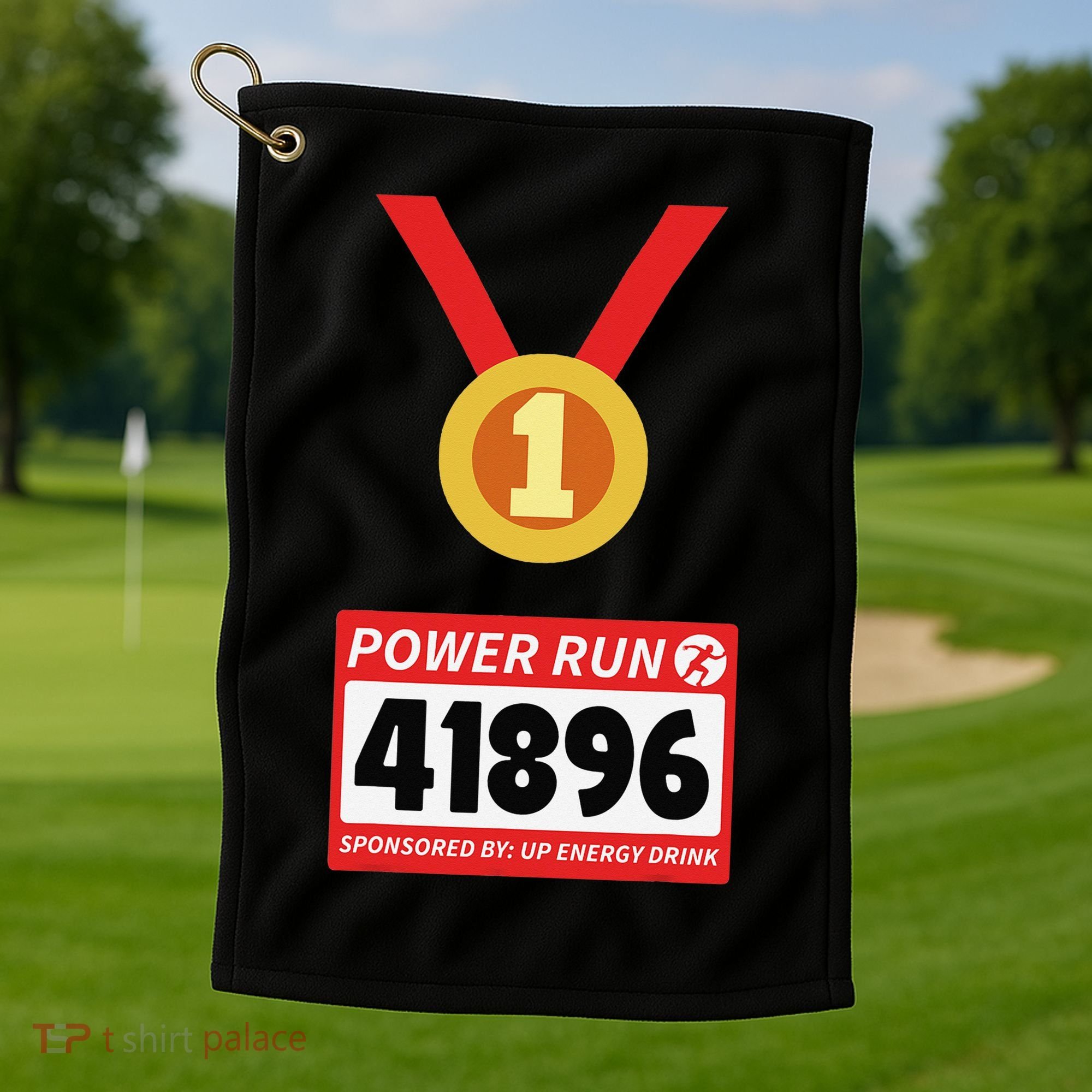Running Runner Half Marathon Halloween Costume Golf Towel