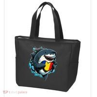 Romanian Roots Heart Romanian Pride Shark Romania Flag Tote Bag thumb 3
