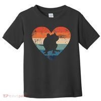 Rat Retro Heart Mouse Rodent Lover Rat Owner Toddler T-Shirt thumb 0
