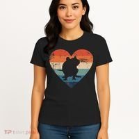 Rat Retro Heart Mouse Rodent Lover Rat Owner Women's T-Shirt thumb 4