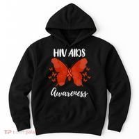 Red Ribbon Hiv Aids Awareness Hoodie thumb 0