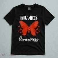 Red Ribbon Hiv Aids Awareness T-Shirt thumb 5