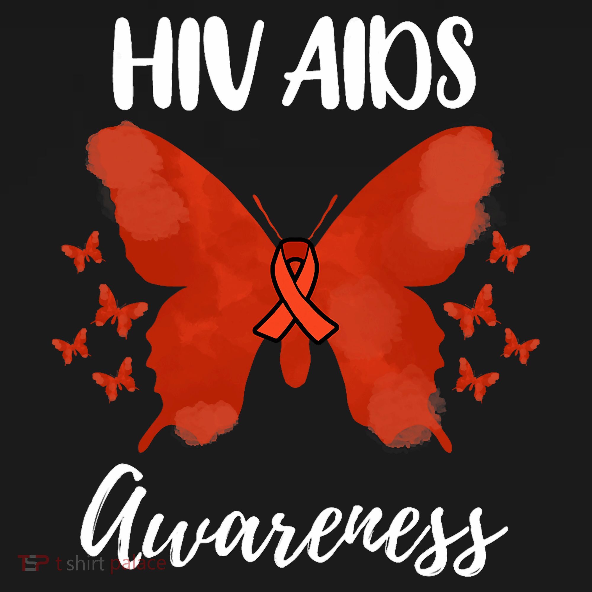 Red Ribbon Hiv Aids Awareness Mousepad