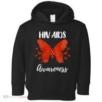 Red Ribbon Hiv Aids Awareness Toddler Hoodie thumb 0