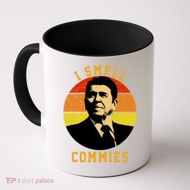 Ronald Reagan I Smell Commies Coffee Mug