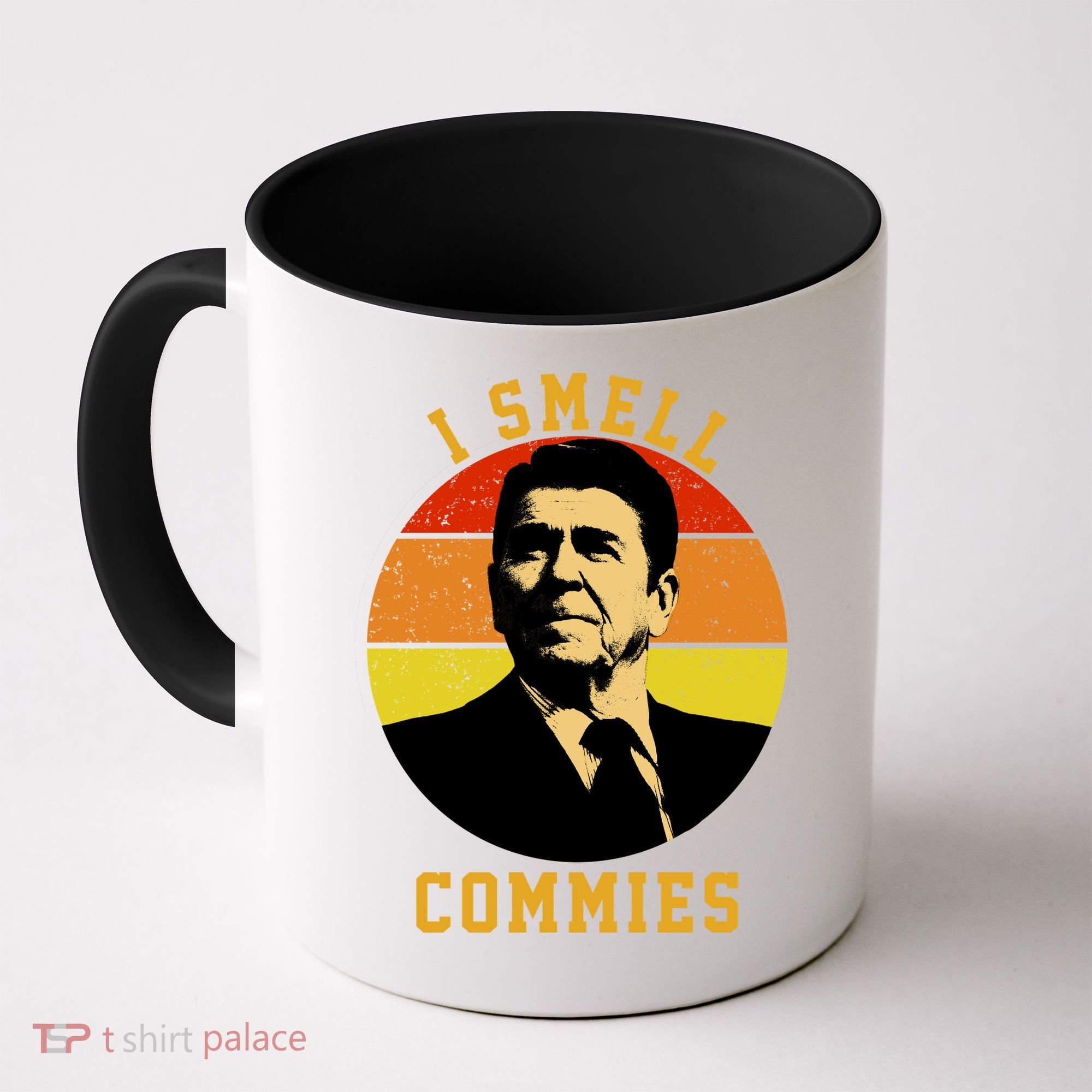 Ronald Reagan I Smell Commies Coffee Mug