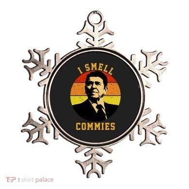 Ronald Reagan I Smell Commies Ornament