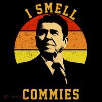 Ronald Reagan I Smell Commies Kids Colorblock Raglan Jersey thumb 2