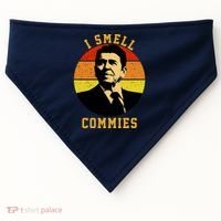 Ronald Reagan I Smell Commies USA-Made Doggie Bandana thumb 0