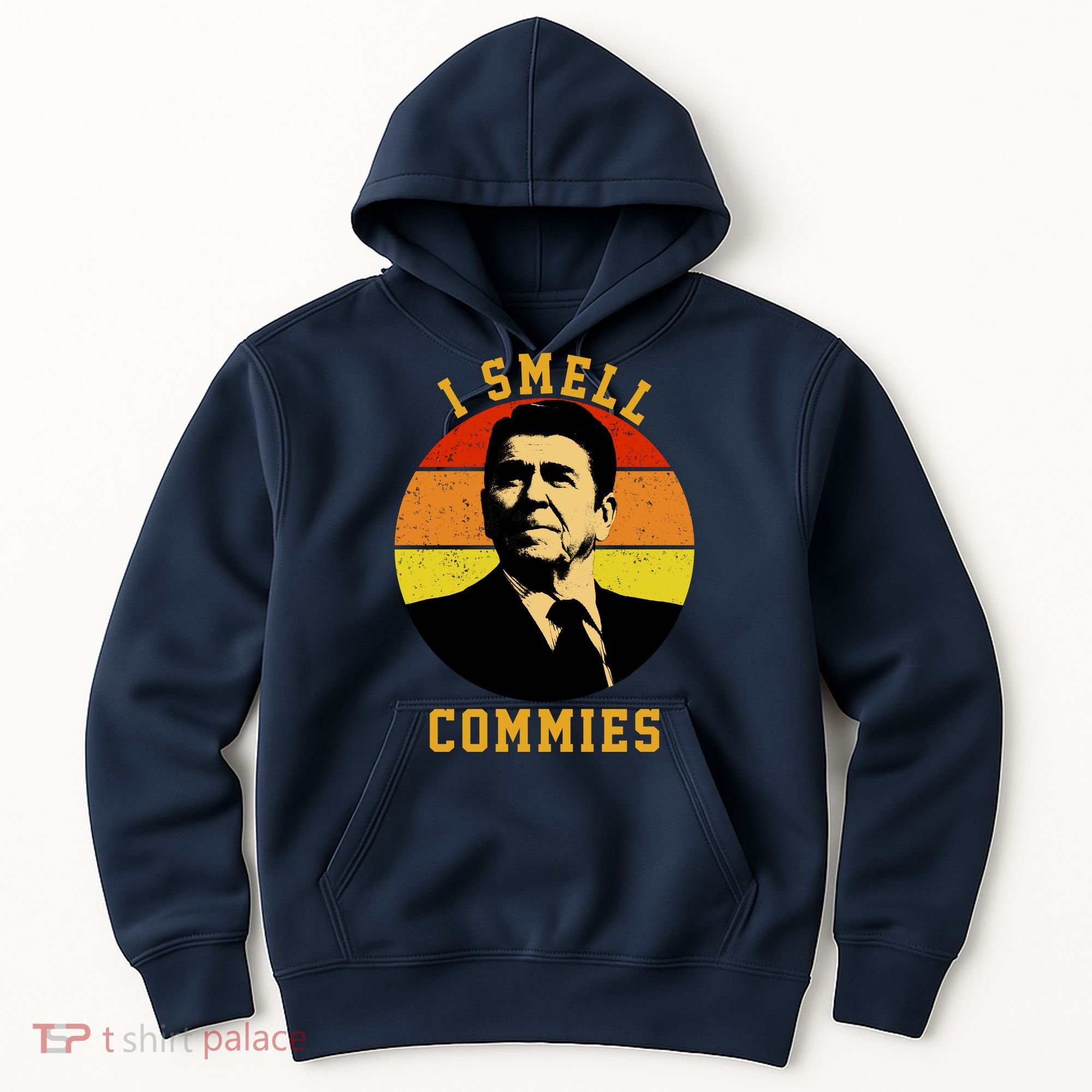 Ronald Reagan I Smell Commies Hoodie