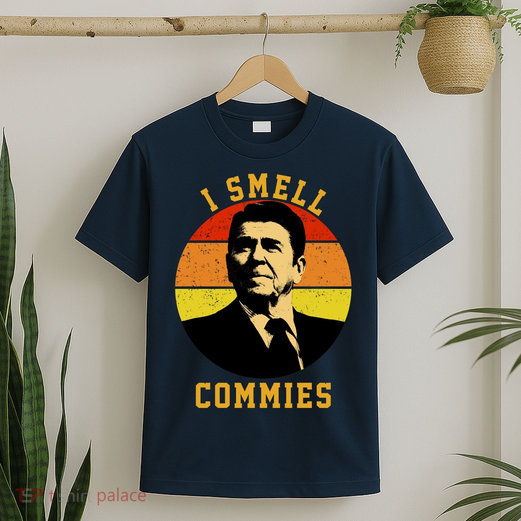 Ronald Reagan I Smell Commies T-Shirt