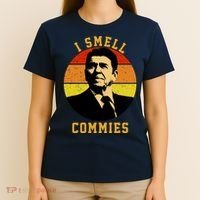 Ronald Reagan I Smell Commies T-Shirt thumb 4