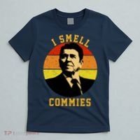 Ronald Reagan I Smell Commies T-Shirt thumb 5
