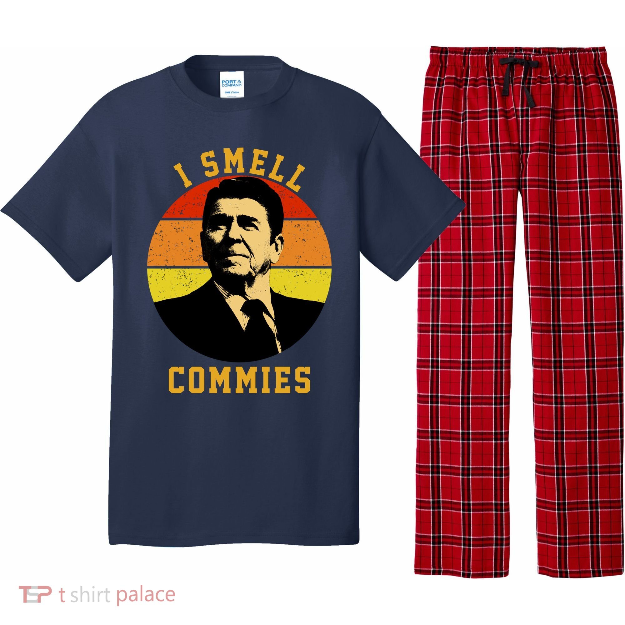 Ronald Reagan I Smell Commies Pajama Set