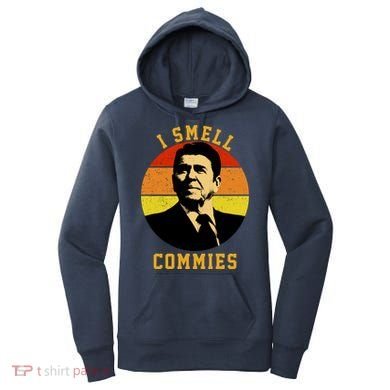 Ronald Reagan I Smell Commies Women's Hoodie