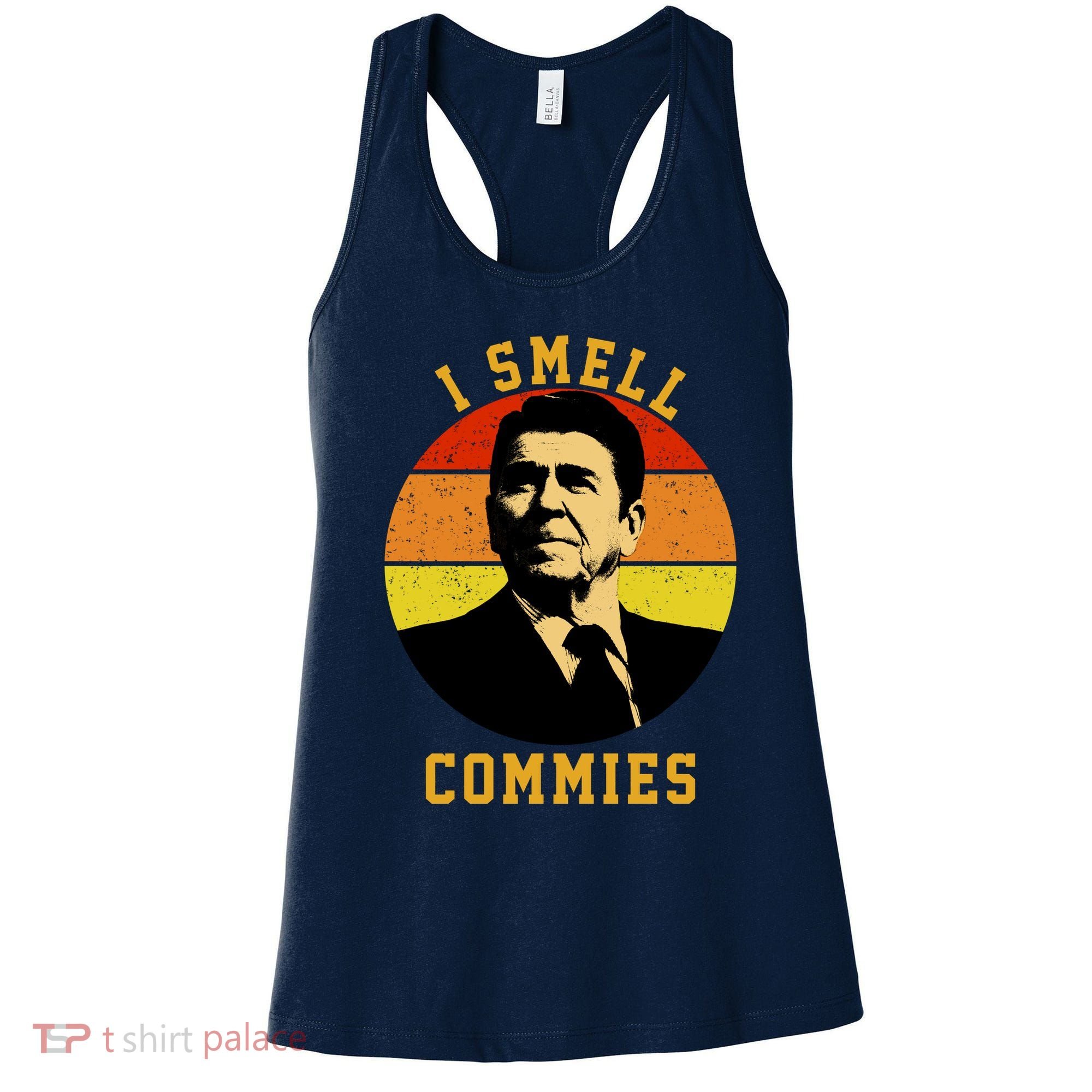 Ronald Reagan I Smell Commies Women's Tank Top