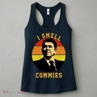 Ronald Reagan I Smell Commies Women's Tank Top thumb 3
