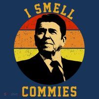 Ronald Reagan I Smell Commies Baby Bodysuit thumb 2