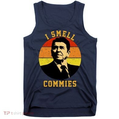 Ronald Reagan I Smell Commies Tank Top