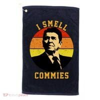 Ronald Reagan I Smell Commies Golf Towel thumb 0