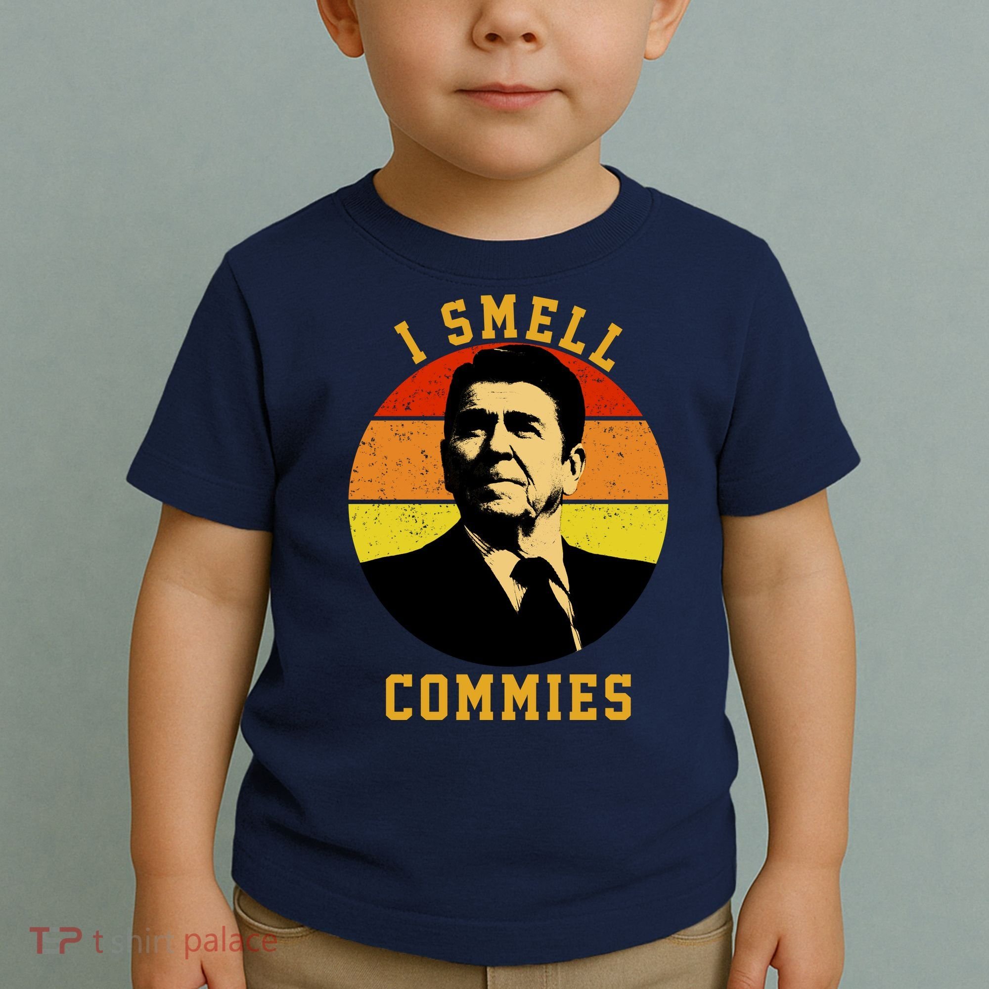 Ronald Reagan I Smell Commies Toddler T-Shirt