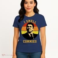Ronald Reagan I Smell Commies Women's T-Shirt thumb 4