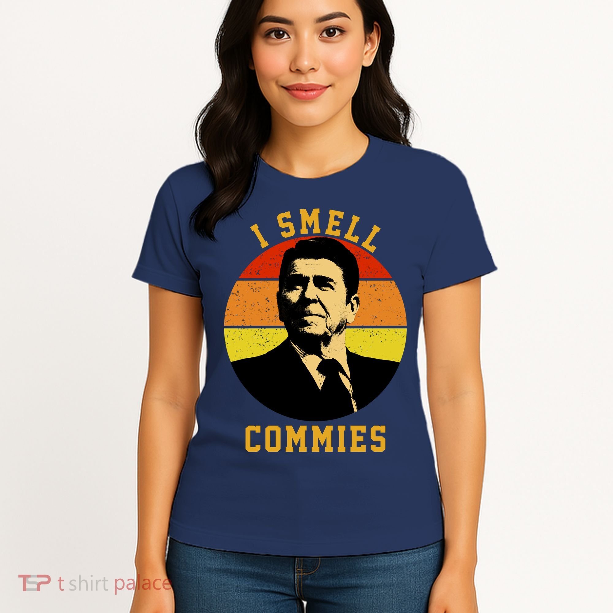 Ronald Reagan I Smell Commies Women's T-Shirt